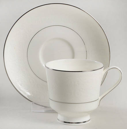 Chantilly Footed Demitasse Cup & Saucer Set
