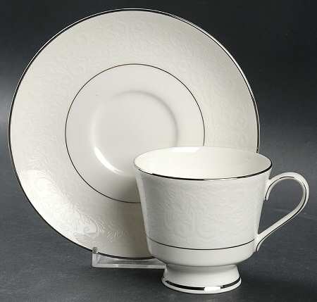 Chantilly Footed Cup & Saucer Set by Hallmark