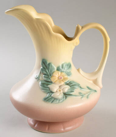 Wild Flower Yellow Rose 8" Ewer