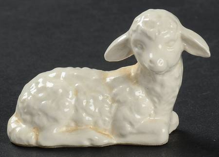 Nativity All White Figures Tm4-Lamb - Boxed