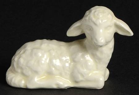 Nativity All White Figures Tm3-Lamb - Boxed