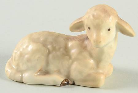 Nativity All White Figures Tm6-Lamb - Boxed