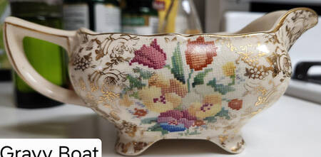 Old English Sampler Gravy Boat