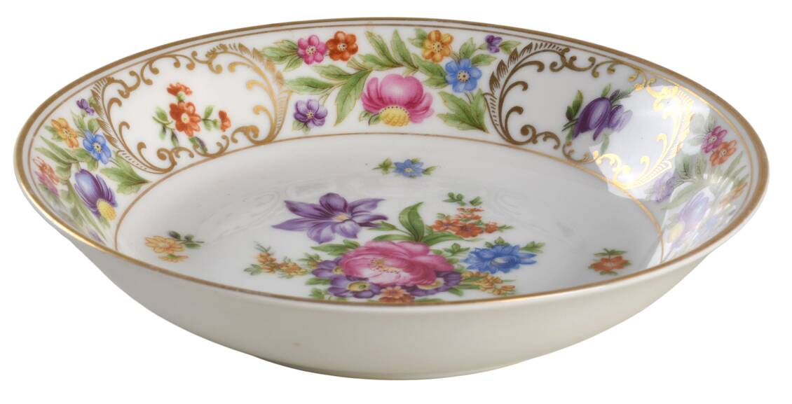 Dresden Art Fruit/Dessert (Sauce) Bowl