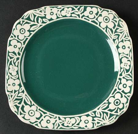 Chicory Lace Teal Bread & Butter Plate