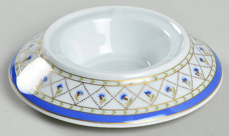Val De Loire (Blue Band) Lithophane Candle Votive Base