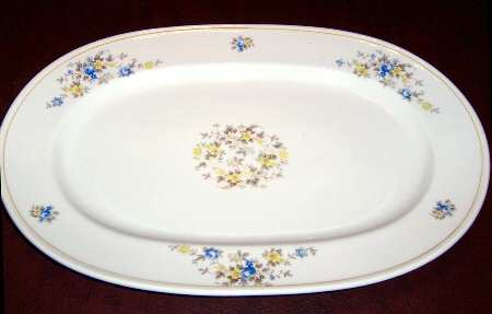 HUT606 16" Oval Serving Platter