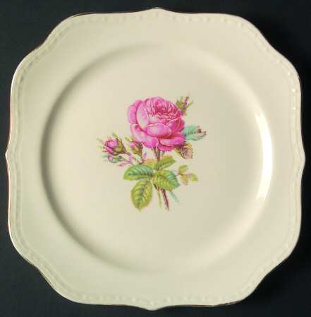 Calirose Square Salad Plate