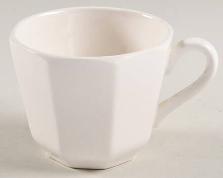 Heritance White Flat Cup