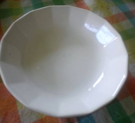 Heritance White Rim Soup Bowl