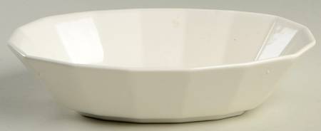 Heritance White 8" Oval Vegetable Bowl