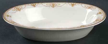 Schleiger 510c 10" Oval Vegetable Bowl