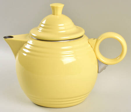 Fiesta Yellow (Intro 1987) Metal Kettle & Lid