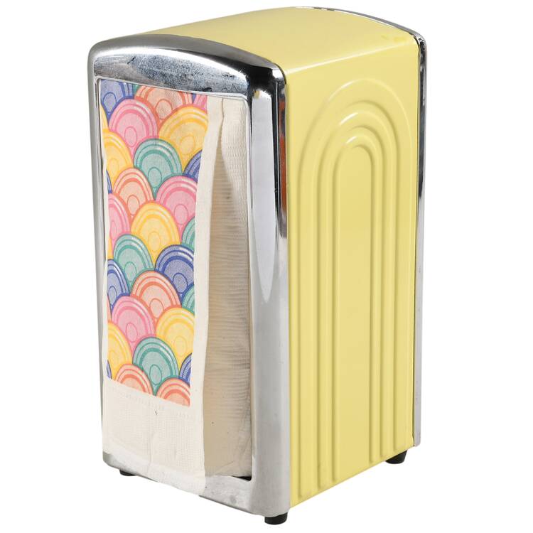 Fiesta Yellow (Intro 1987) Napkin Dispenser w/Napkins