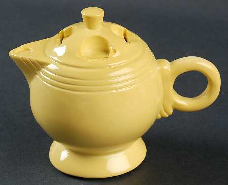Fiesta Yellow (Intro 1987) Teapot Cheese Spreader Holder Only