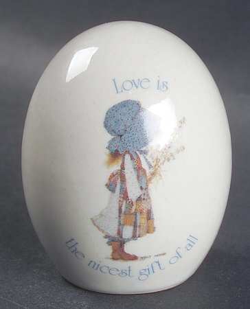 Blue Girl(Gold) by Holly Hobbie