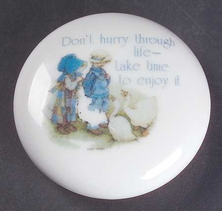 Blue Girl(Gold) Paperweight