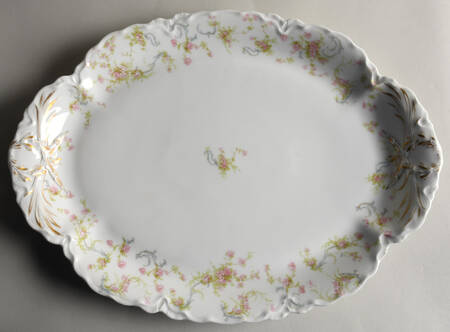 Schleiger 57A-1 16" Oval Serving Platter by Haviland