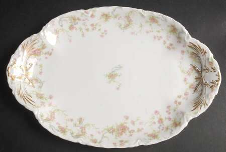 Schleiger 57A-1 13" Oval Serving Platter by Haviland