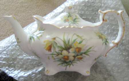 Yellow Jonquils Mini Teapot & Lid