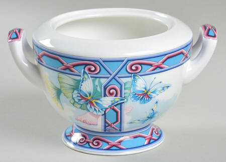 Le Jardin Des Papillons Sugar Bowl No Lid