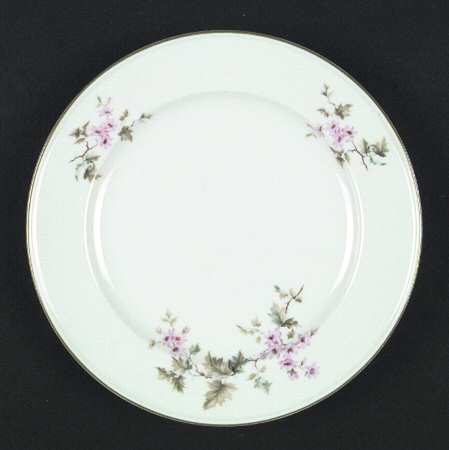 HUT2 (Green Trim) Salad Plate