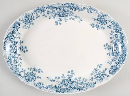 Maine Blue 11" Oval Serving Platter