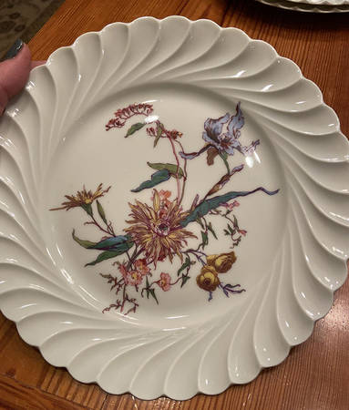 Fleurs Et Fruits De Saxe  Luncheon Plate