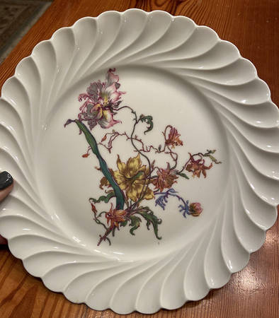 Fleurs Et Fruits De Saxe  Luncheon Plate