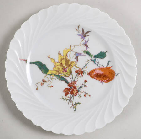 Fleurs Et Fruits De Saxe  Salad Plate