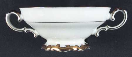 HC516 Footed Cream Soup Bowl