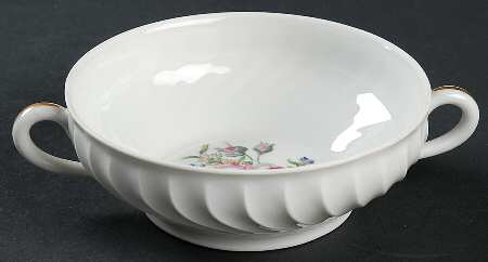 Louveciennes Flat Cream Soup Bowl