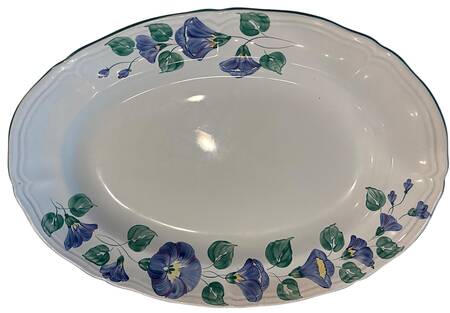 Petunia 13" Oval Serving Platter