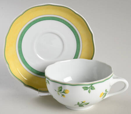 Summerdream Flat Cup & Saucer Set by Hutschenreuther