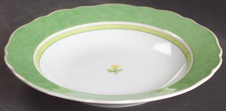 Green (Summerdream) Rim Soup Bowl