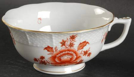 Nanking Bouquet Rust (NBR) Footed Cup