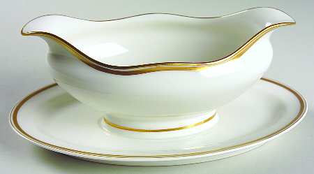 Schleiger 20C Gravy Boat with Attached Underplate