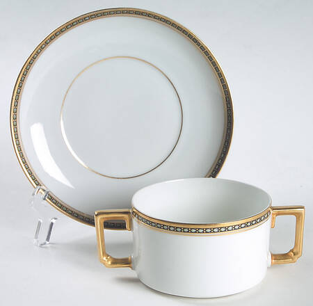 Regent Flat Bouillon Cup & Saucer