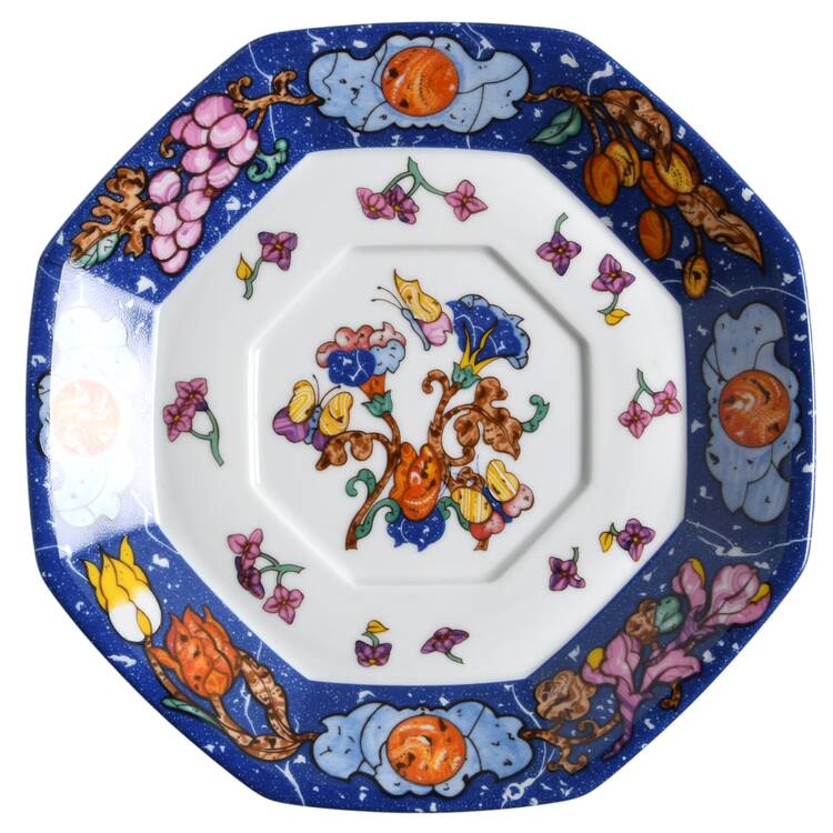 Marqueterie Saucer for Breakfast Cup
