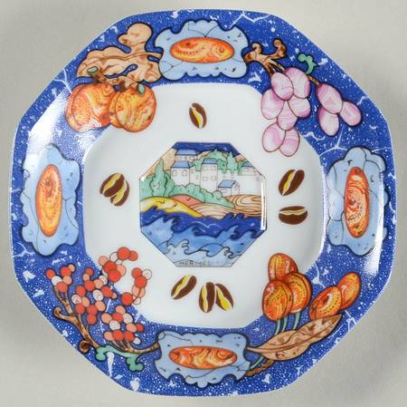 Marqueterie Saucer for Demitasse Cup