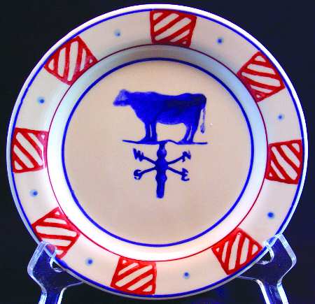 American Weathervane Salad Plate