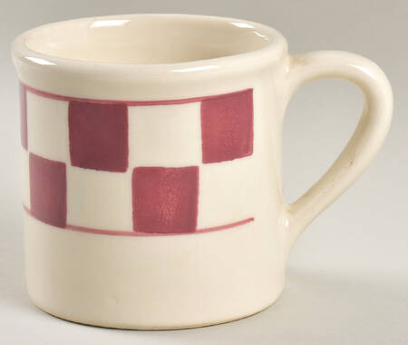Red Checks Mug