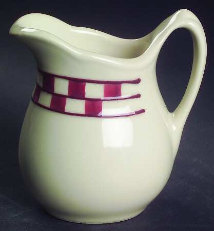 Red Checks Creamer