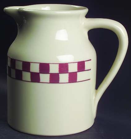 Red Checks 64 Oz Pitcher
