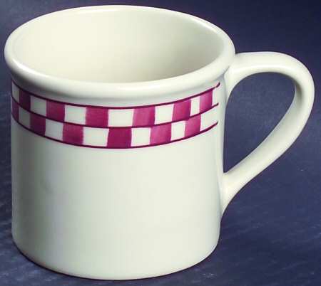 Red Checks Mug