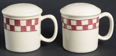 Red Checks Salt & Pepper Set