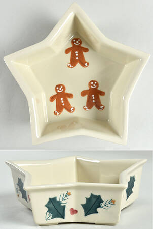 Christmas Traditions Medium Star Shaped Dish