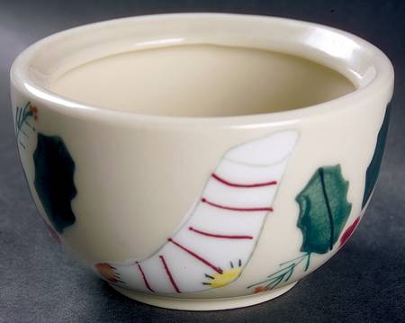 Christmas Traditions Sugar Bowl No Lid