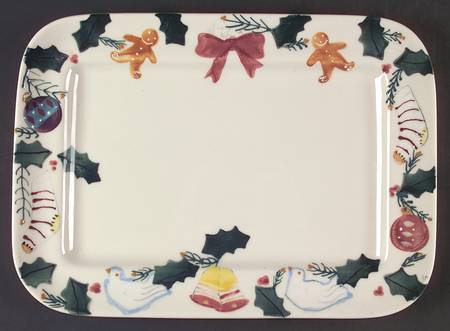 Christmas Traditions 15" Rectangular Serving Platter