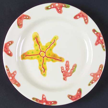 Coral Reef Salad Plate